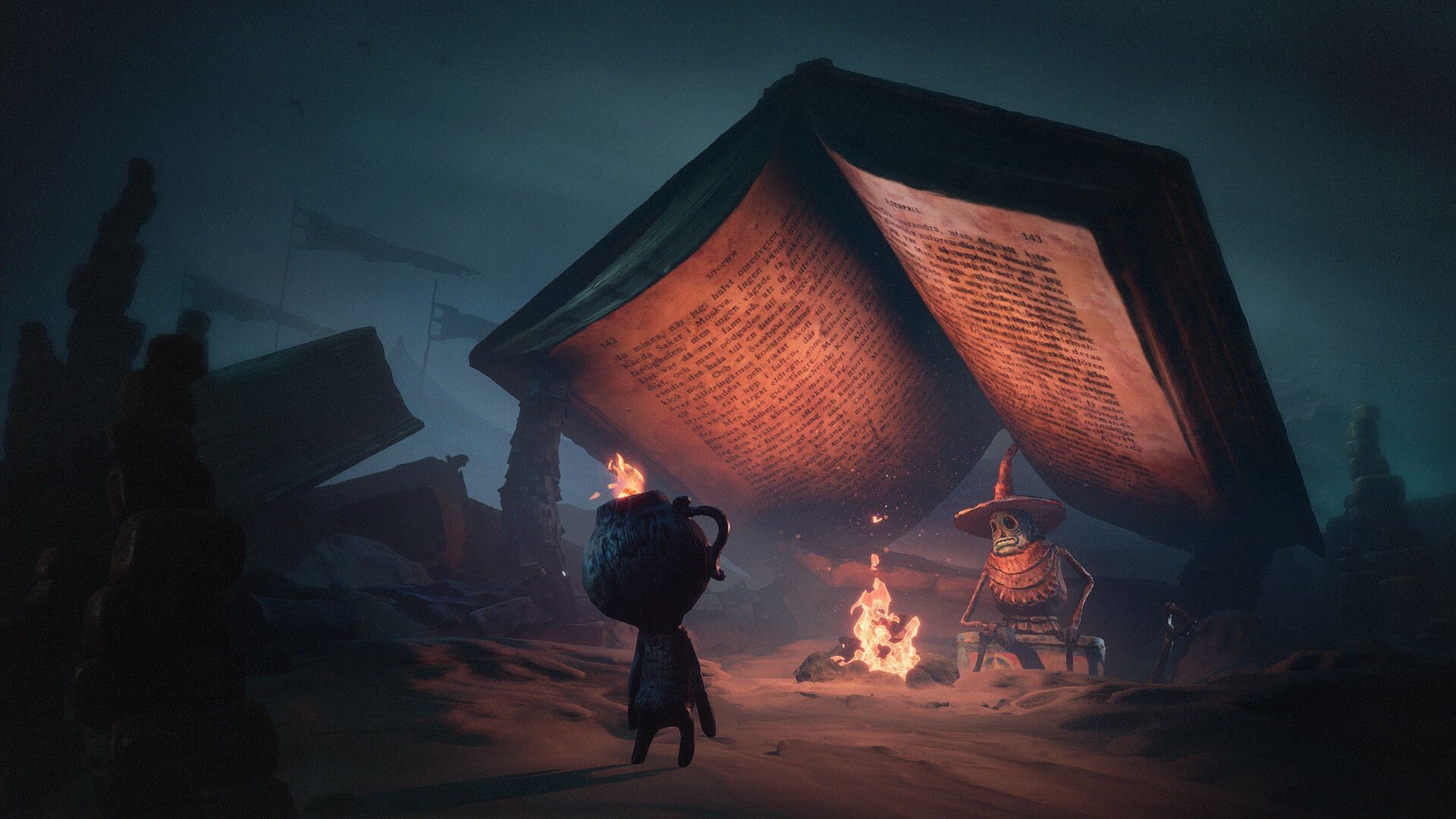 Figure out why the world was plunged into eternal darkness (Image via Fast Travel Games)